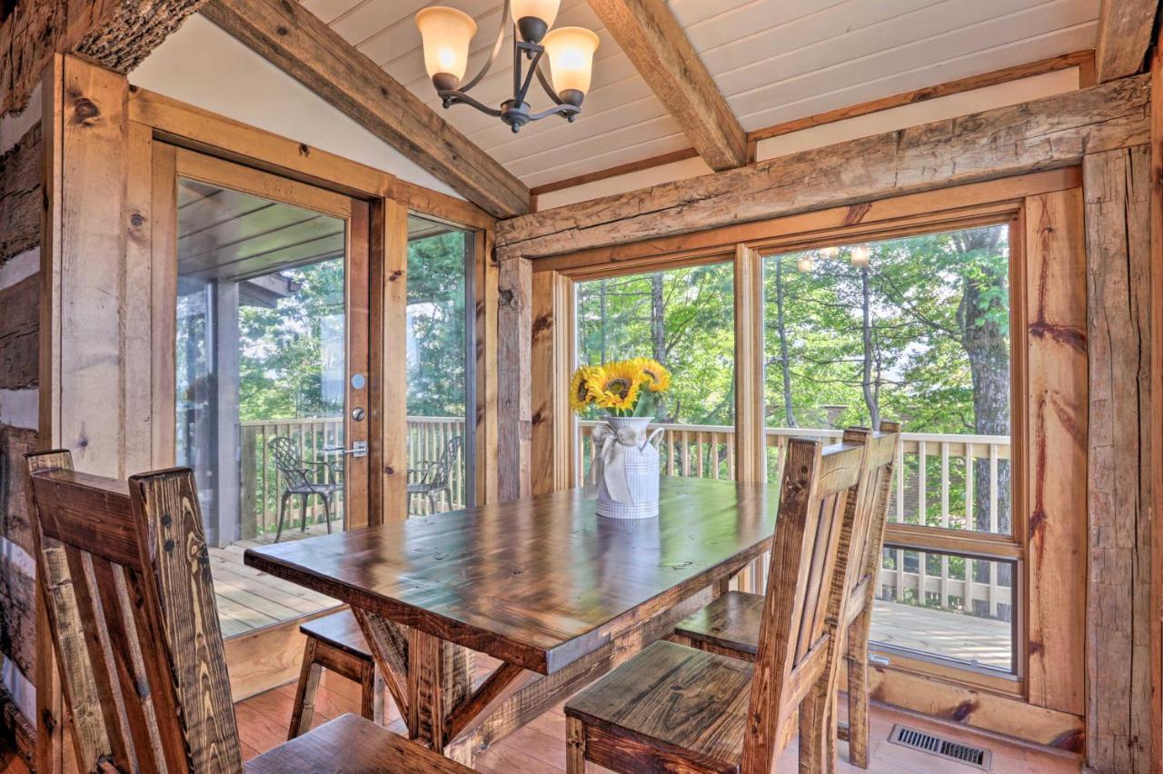 Upscale Gatlinburg Cabin Deck, Fire Pit And Hot Tub エクステリア 写真